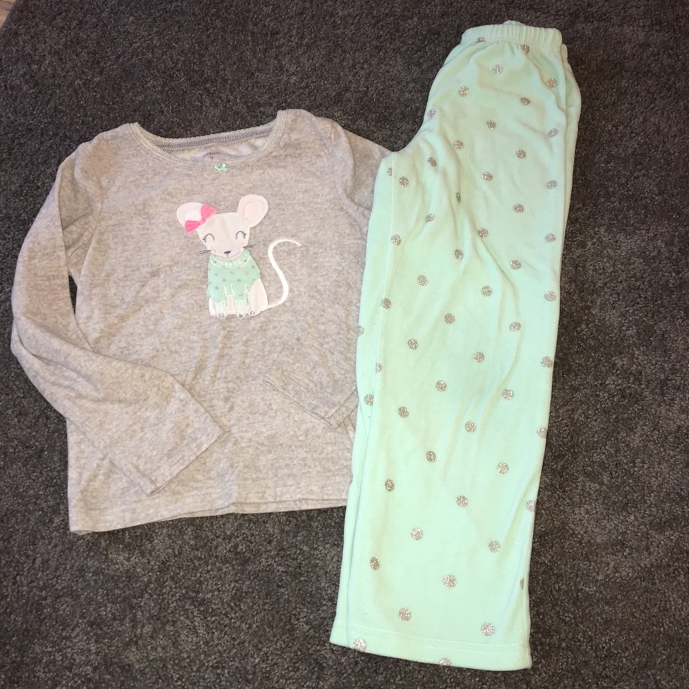 Carter’s 2 pc girls pajamas